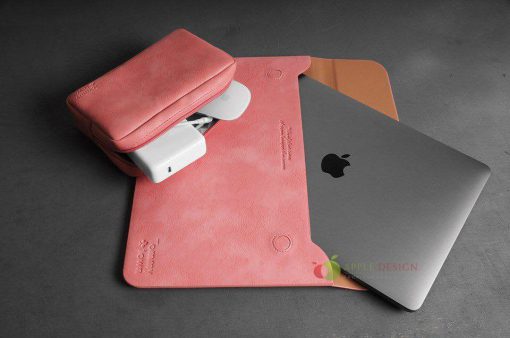 Bao da Tommy Town Cho Macbook 11 - 13 màu hồng