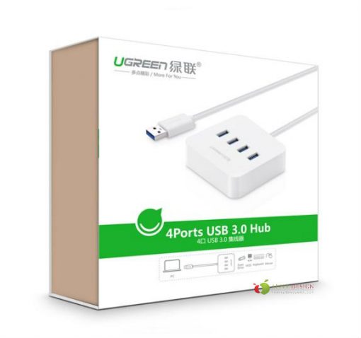 Bộ chia 4 cổng USB 3.0 Ugreen chính hãng