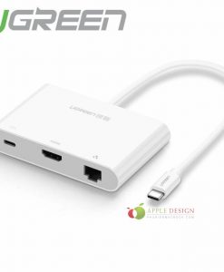 Cáp Ugreen to HDMI + LAN + USB/USB-C cho Macbook