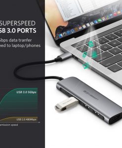 Cap-USB- type-C-sang- HDMI-Hub-USB 3.0-Ugreen- 50209 (2)