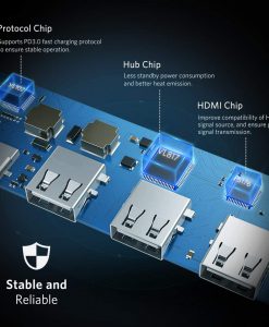 Cáp USB type-C sang HDMI/ Hub USB 3.0 Ugreen 50209 cho Macbook