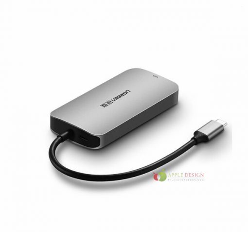 Cáp USB type-C sang VGA/ Hub USB 3.0 Ugreen 50210