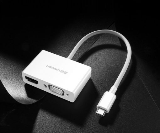 Cáp chuyển USB type C to HDMI/VGA 4Kx2K