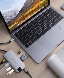 Cổng chuyển Hyperdrive SLIM 8 in 1 USB-C Hub cho Macbook