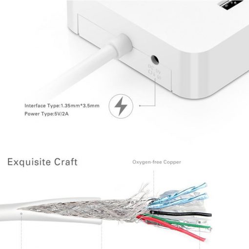 Cáp Hub 4 Cổng USB-C 3.0 Ugreen cho Macbook