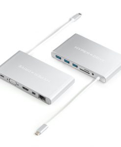 HyperDrive DRIVE Ultimate USB-C Hub màu bạc