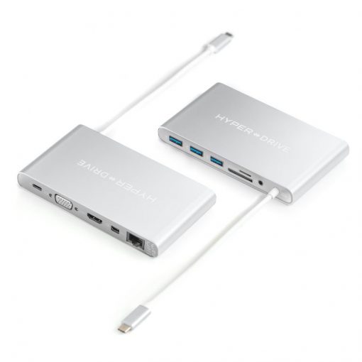 HyperDrive DRIVE Ultimate USB-C Hub màu bạc