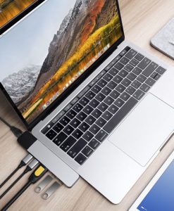 Cổng chuyển đổi HyperDrive NET 6-in-2 Hub for USB-C MacBook Pro