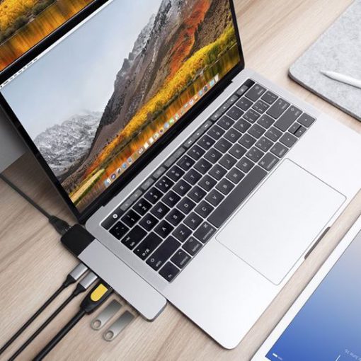 Cổng chuyển đổi HyperDrive NET 6-in-2 Hub for USB-C MacBook Pro