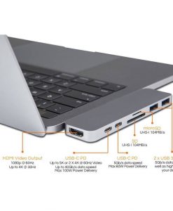 Cổng chuyển đổi HyperDrive Thunderbolt 3 USB-C cho Macbook