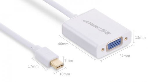 Cáp Mini Displayport to VGA Adapter chính hãng Ugreen cho macbook