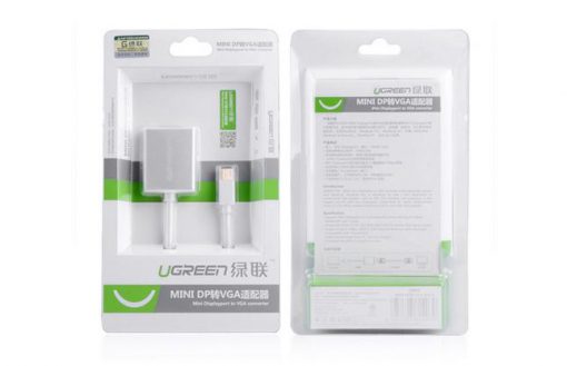 Cáp chuyển đổi Mini Displayport to VGA Adapter chính hãng Ugreen cho macbook